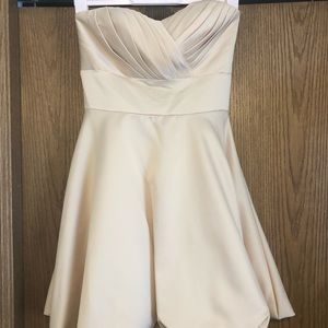 NWT Champagne Straple Dress